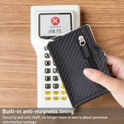 C1911H9 RFID Multi-card PU Leather Metal Card Package(Gold)