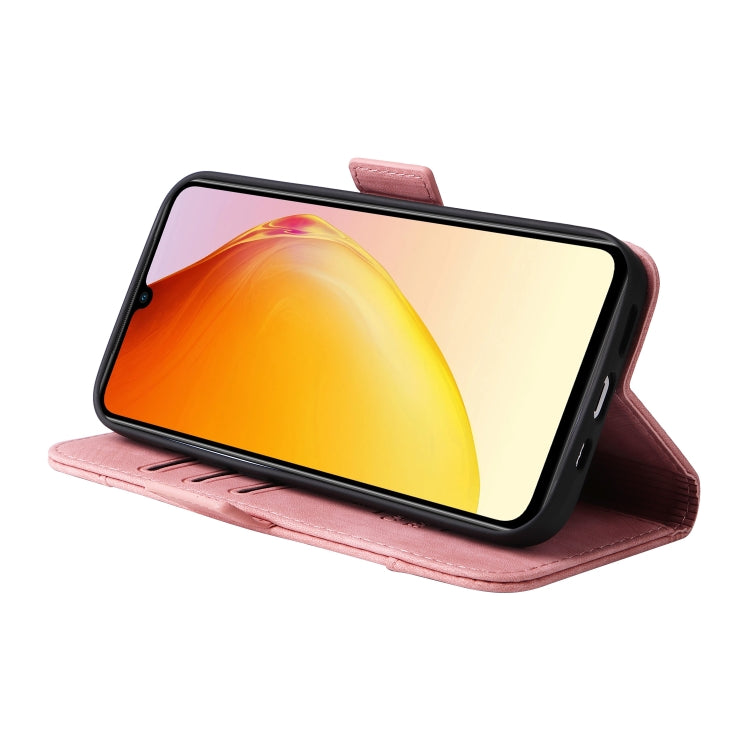 For vivo V25 / V25e 4G Global BETOPNICE Dual-side Buckle Leather Phone Case(Pink)