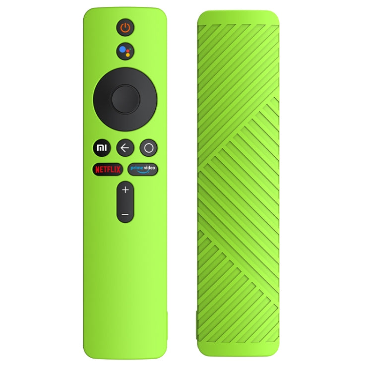 For Xiaomi MiBox S Solid Color Silicone Protective Cover(Green) - Remote Control Covers by PMC TechLife | Online Shopping South Africa | PMC TechLife | Buy Now Pay Later Mobicred