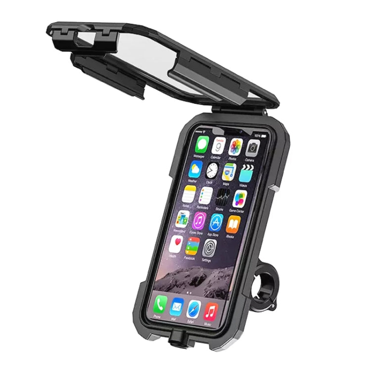 Kewig M18S-A1 Motorcycle / Bicycle Handlebar Wireless Charging Waterproof Box Mobile Phone Holder - free shipping - PMC TechLife - Order now!