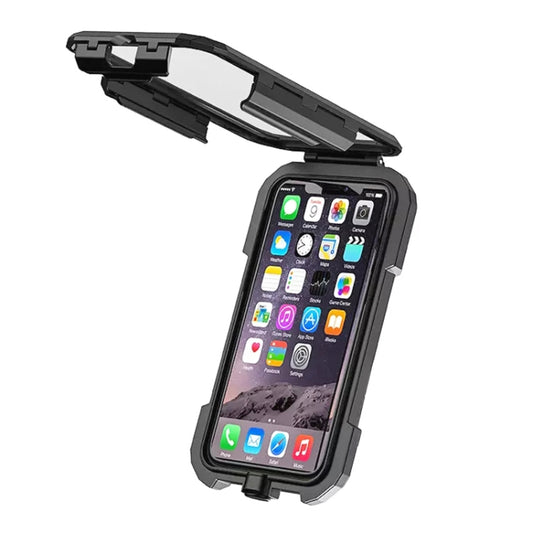 Kewig M18S-A2 Motorcycle / Bicycle Rearview Mirror Wireless Charging Waterproof Box Mobile Phone Holder - free shipping - PMC Jewellery - Order now!