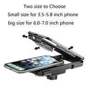 Kewig M18S-A2 Motorcycle / Bicycle Rearview Mirror Wireless Charging Water-resistant Box Mobile Phone Holder