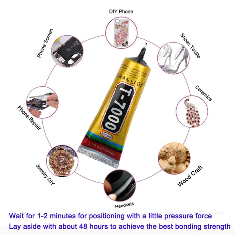 15mL T7000 LCD Screen Black Glue Multifunction Universal DIY Adhesive Glue - Repair Glue Series by PMC Jewellery | Online Shopping South Africa | PMC Jewellery | Buy Now Pay Later Mobicred
