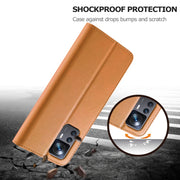 For Xiaomi 12T / 12T Pro LC.IMEEKE Calf Texture Leather Phone Case(Yellow)