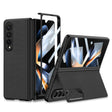 For Samsung Galaxy Z Fold4 GKK Integrated Ultra-thin Folding Leather Phone Case with Stand(Carbon Fiber) - Galaxy Z Fold4 5G Cases by GKK | Online Shopping South Africa | PMC TechLife | Buy Now Pay Later Mobicred