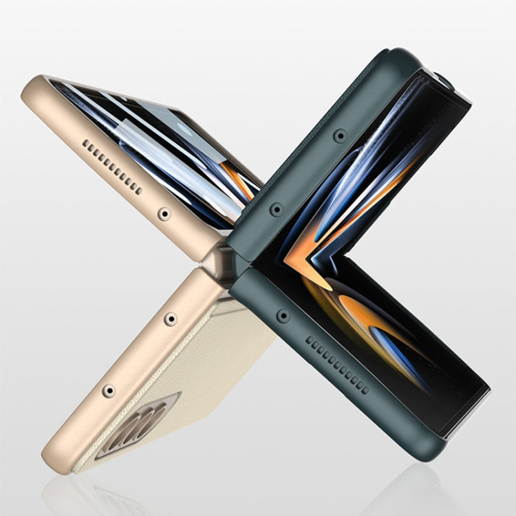 For Samsung Galaxy Z Fold4 GKK Integrated Ultra-thin Folding Leather Phone Case with Stand(Wine Red) - Galaxy Z Fold4 5G Cases by GKK | Online Shopping South Africa | PMC TechLife | Buy Now Pay Later Mobicred