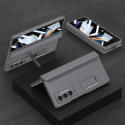 For Samsung Galaxy Z Fold4 GKK Integrated Magnetic Hinge Folding Phone Case(Grey)