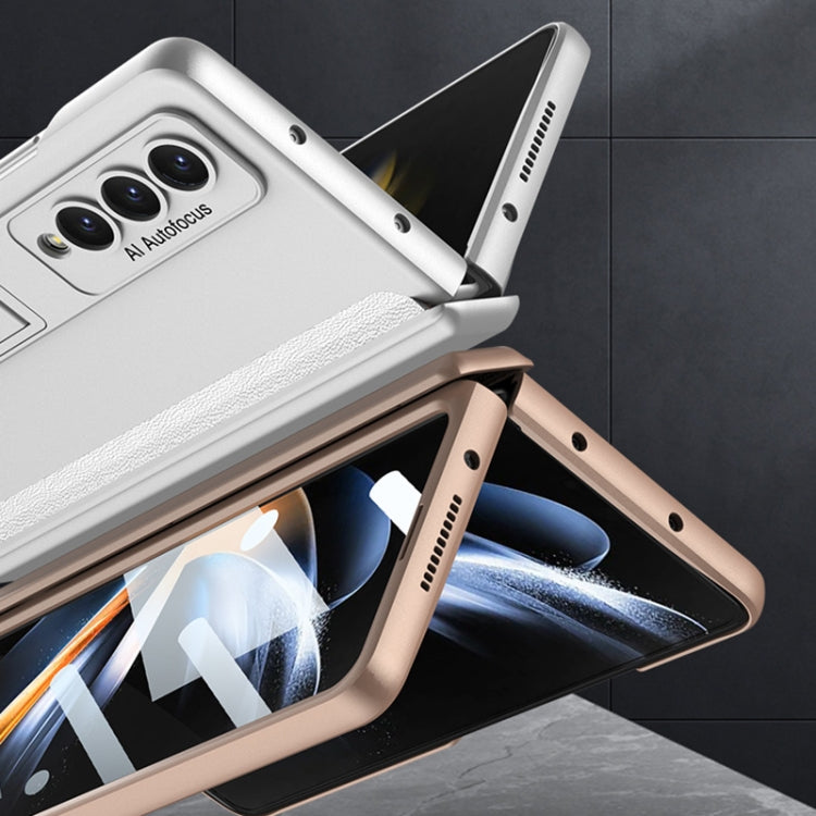 For Samsung Galaxy Z Fold4 GKK Integrated Magnetic Hinge Folding Phone Case(Black)