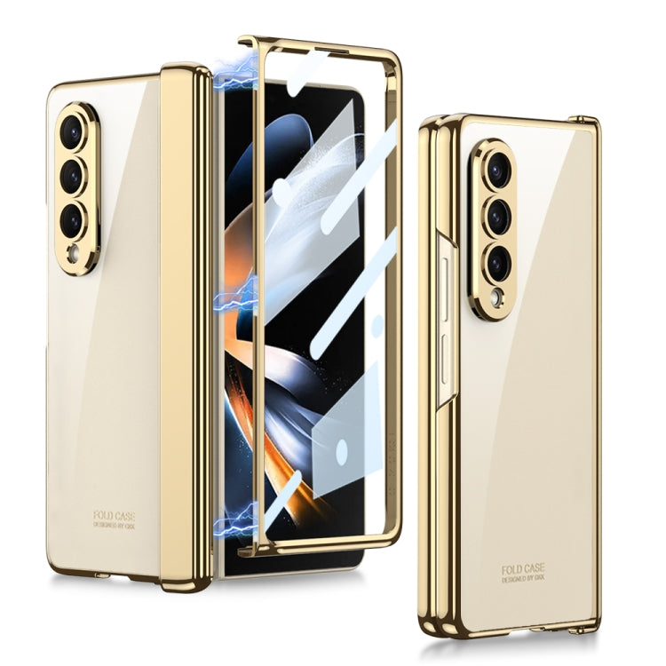 For Samsung Galaxy Z Fold4 GKK Integrated Magnetic Hinged Phantom Phone Case(Champagne Gold) - Galaxy Z Fold4 5G Cases by GKK | Online Shopping South Africa | PMC TechLife | Buy Now Pay Later Mobicred