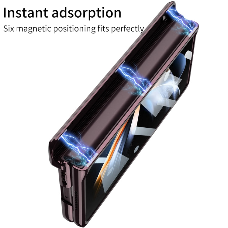 For Samsung Galaxy Z Fold4 GKK Integrated Magnetic Hinged Phantom Phone Case(Champagne Gold) - Galaxy Z Fold4 5G Cases by GKK | Online Shopping South Africa | PMC TechLife | Buy Now Pay Later Mobicred