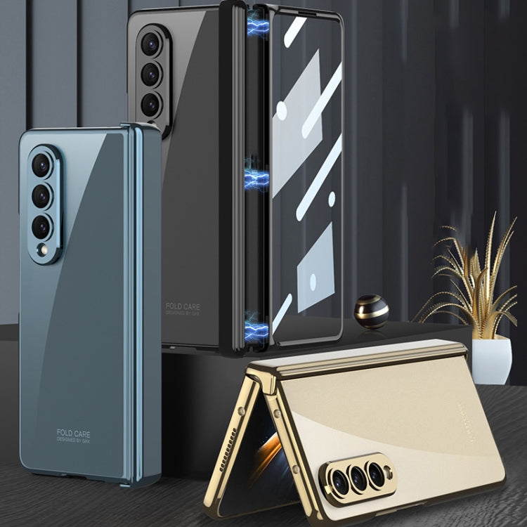 For Samsung Galaxy Z Fold4 GKK Magnetic Hinged Phantom Folding Phone Case(Champagne Gold)