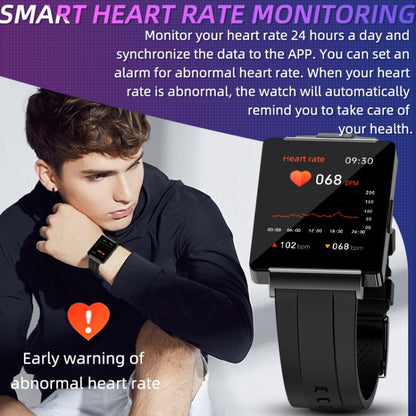 KS01 1.85 Inch Smart Watch Supports Blood Glucose Detection, Blood Pressure Detection, Blood Oxygen Detection(Black) - Smart Watches by PMC Jewellery | Online Shopping South Africa | PMC Jewellery | Buy Now Pay Later Mobicred