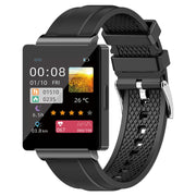 KS01 1.85-inch black Bluetooth smartwatch