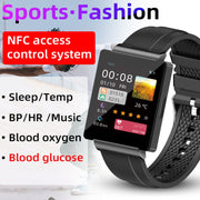 KS01 1.85-inch black Bluetooth smartwatch