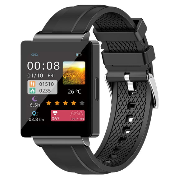 KS01 1.85-inch black Bluetooth smartwatch