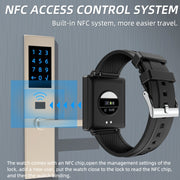 KS01 1.85-inch black Bluetooth smartwatch