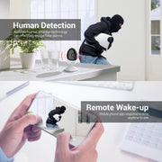 ESCAM QF006 3MP 1296P HD Indoor Wireless PTZ IP Camera IR Night Vision AI Humanoid Detection Home Security CCTV Monitor, Plug Type:AU Plug(White)