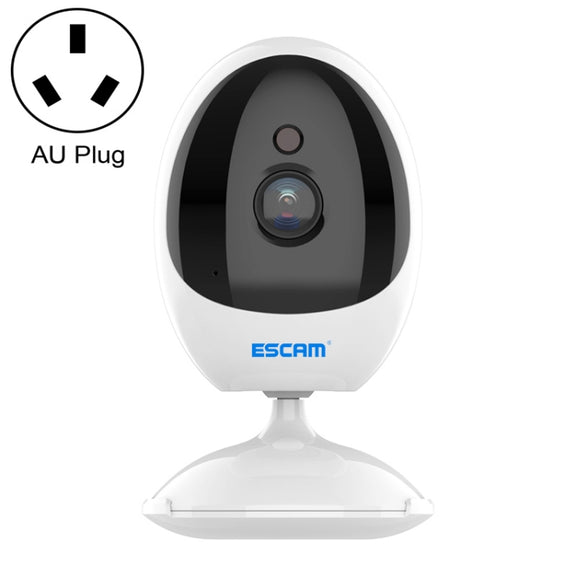 ESCAM QF006 3MP 1296P HD Indoor Wireless PTZ IP Camera IR Night Vision AI Humanoid Detection Home Security CCTV Monitor, Plug Type:AU Plug(White)