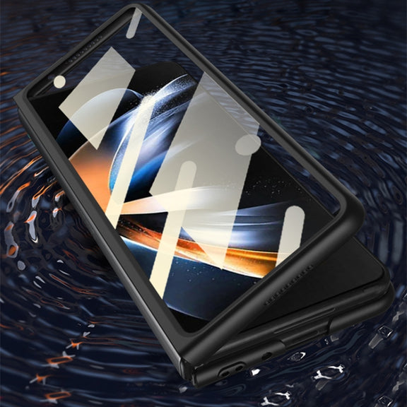 For Samsung Galaxy Z Fold4 GKK Integrated Ultra-thin Full Coverage Phone Flip Case(Grey)