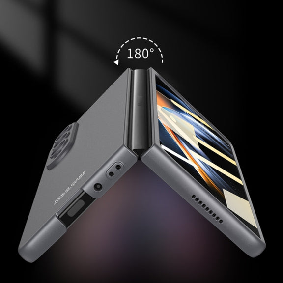 For Samsung Galaxy Z Fold4 GKK Integrated Ultra-thin Full Coverage Phone Flip Case(Grey)