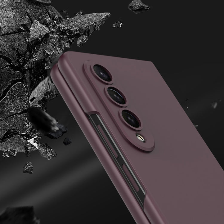 For Samsung Galaxy Z Fold4 GKK Integrated Ultra-thin Full Coverage Phone Flip Case(Silver) - free shipping - PMC TechLife - Order now!