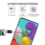 For Galaxy A51 9H Surface Hardness 2.5D Full Glue Full Screen Tempered Glass Film
