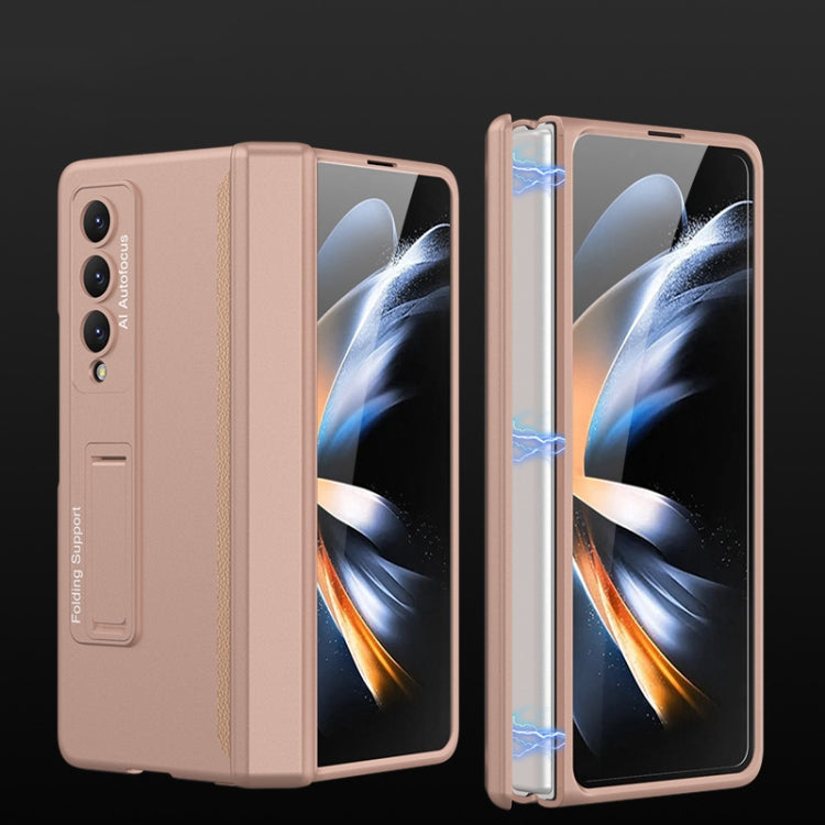 For Samsung Galaxy Z Fold4 GKK Magnetic Hinged Folding Full Phone Case(Gold) - free shipping - PMC TechLife - Order now!