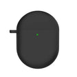 For Redmi Buds4 Silicone Earphone Protective Case with D Carabiner(Black) - Xiaomi Earphone Case by PMC TechLife | Online Shopping South Africa | PMC TechLife