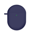 For Redmi Buds4 Silicone Earphone Protective Case with D Carabiner(Dark Blue) - Xiaomi Earphone Case by PMC TechLife | Online Shopping South Africa | PMC TechLife