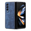 For Samsung Galaxy Z Fold3 5G AZNS 3D Embossed Skin Feel Phone Case(Sapphire Blue) - Galaxy Phone Cases by AZNS | Online Shopping South Africa | PMC TechLife | Buy Now Pay Later Mobicred