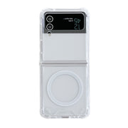 For Samsung Galaxy Z Flip4 Magsafe Magnetic Transparent Shockproof Phone Case