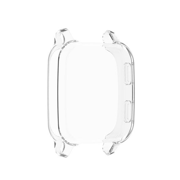 Compatible with Garmin Venu Sq 2 Full Coverage TPU Electroplating Watch Case(Transparent)