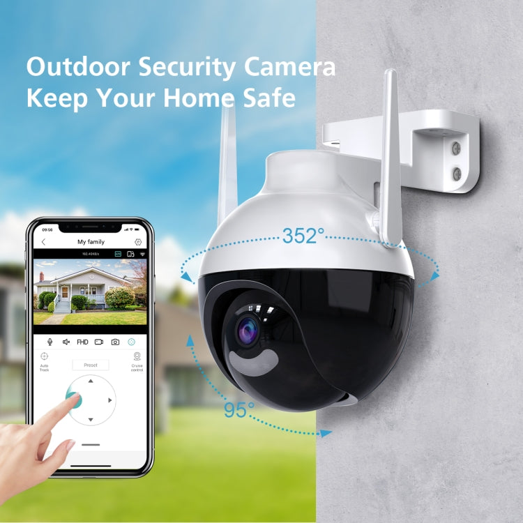 A18 4MP HD Wireless WiFi Smart Surveillance Camera, Specification:EU Plug - free shipping - PMC TechLife - Order now!