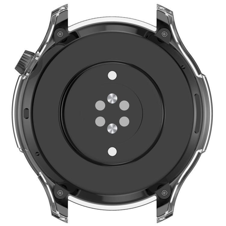 For Amazfit GTR 4 / Amazfit GTR 4 Pro PC + Tempered Glass Integrated Protective Watch Case(Transparent White)