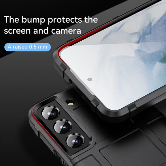 For Samsung Galaxy S23 5G Full Coverage Shockproof TPU Phone Case(Black)