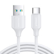 JOYROOM S-UC027A9 3A USB to USB-C/Type-C Fast Charging Data Cable, Length:1m(White) - USB-C & Type-C Cable by JOYROOM | Online Shopping South Africa | PMC TechLife | Buy Now Pay Later Mobicred