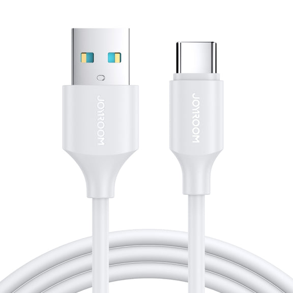 JOYROOM S-UC027A9 3A USB to USB-C/Type-C Fast Charging Data Cable, Length:1m(White)