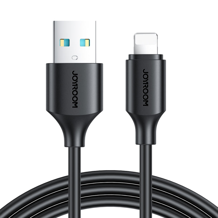 JOYROOM S-UL012A9 2.4A USB to 8 Pin Fast Charging Data Cable, Length:0.25m(Black) - Normal Style Cable by JOYROOM | Online Shopping South Africa | PMC TechLife