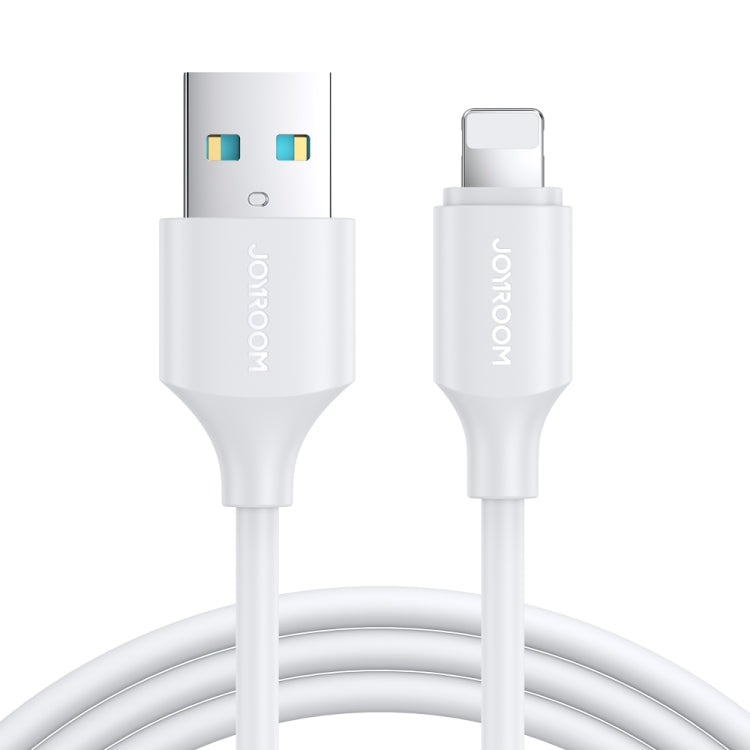 JOYROOM S-UL012A9 2.4A USB to 8 Pin Fast Charging Data Cable, Length:0.25m(White) - Normal Style Cable by JOYROOM | Online Shopping South Africa | PMC TechLife