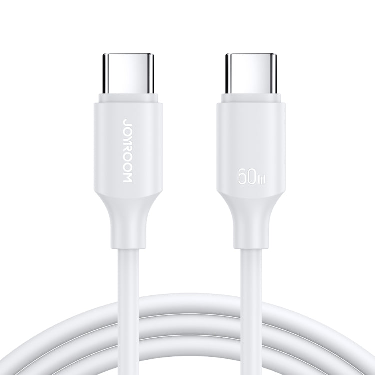 JOYROOM S-CC060A9 60W USB-C/Type-C to USB-C/Type-C Fast Charging Data Cable, Length: 1m(White) - USB-C & Type-C Cable by JOYROOM | Online Shopping South Africa | PMC TechLife | Buy Now Pay Later Mobicred