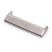 For Fitbit Versa 4 / Sense 2 1 Pair Universal Metal Watch Band Connectors(Silver)