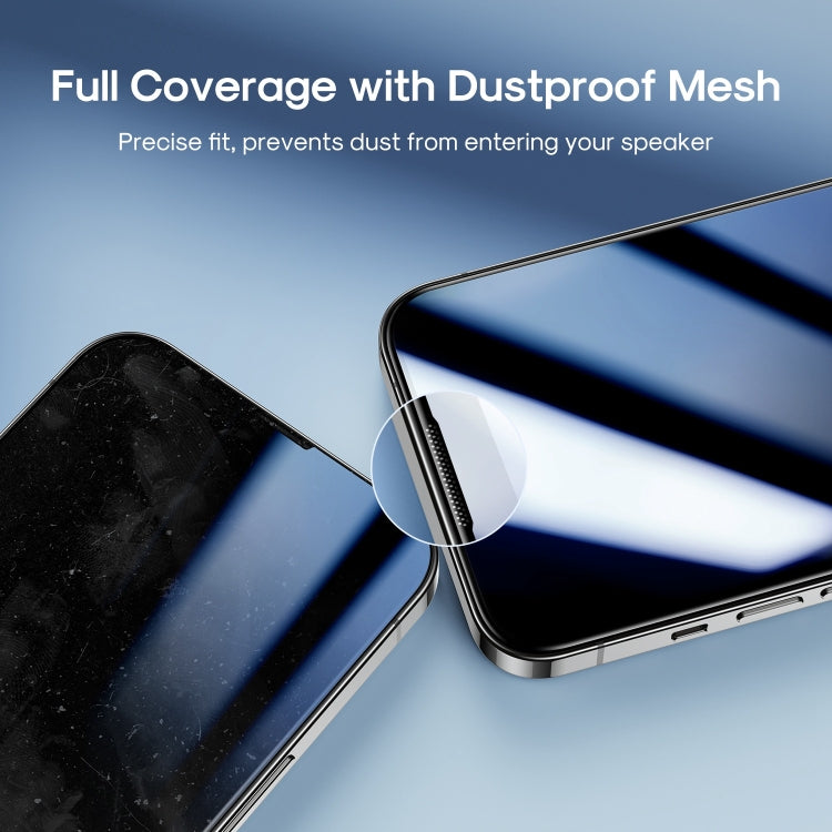For iPhone 14 Plus JOYROOM JR-H03 2.5D Screen Printing Full Screen Black Edge Tempered Glass Film - iPhone 14 Plus Tempered Glass by JOYROOM | Online Shopping South Africa | PMC Jewellery | Buy Now Pay Later Mobicred