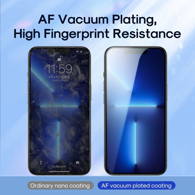 For iPhone 14 Plus JOYROOM JR-H03 2.5D Screen Printing Full Screen Black Edge Tempered Glass Film - iPhone 14 Plus Tempered Glass by JOYROOM | Online Shopping South Africa | PMC Jewellery | Buy Now Pay Later Mobicred