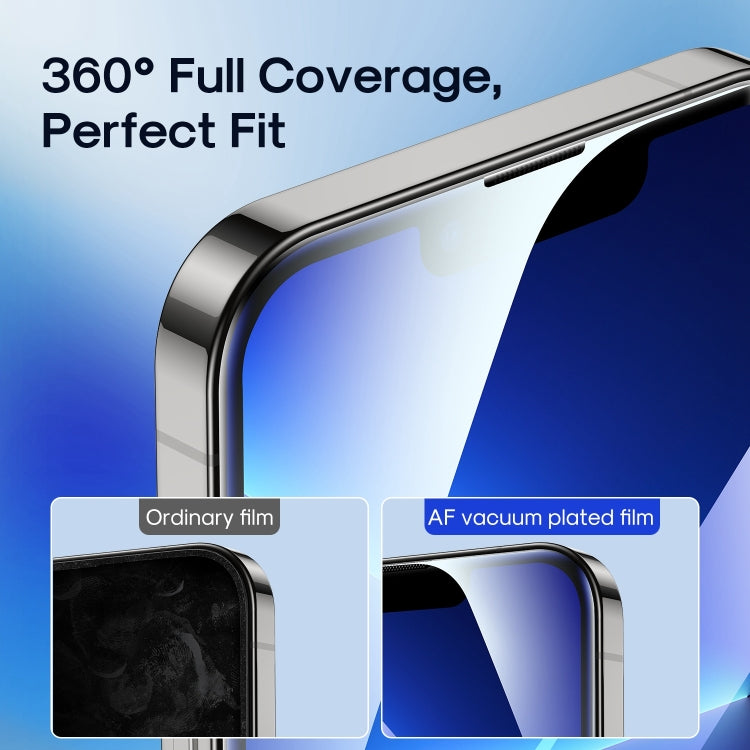 For iPhone 14 Plus JOYROOM JR-H03 2.5D Screen Printing Full Screen Black Edge Tempered Glass Film - iPhone 14 Plus Tempered Glass by JOYROOM | Online Shopping South Africa | PMC Jewellery | Buy Now Pay Later Mobicred