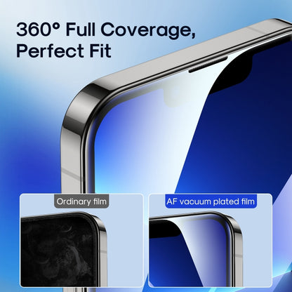 For iPhone 14 Plus JOYROOM JR-H03 2.5D Screen Printing Full Screen Black Edge Tempered Glass Film - iPhone 14 Plus Tempered Glass by JOYROOM | Online Shopping South Africa | PMC Jewellery | Buy Now Pay Later Mobicred