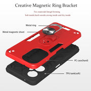 For Tecno Camon 19/Camon 19 Pro 5G 2 in 1 Armour Series PC + TPU Protective Phone Case(Red)