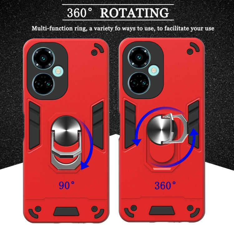 For Tecno Camon 19/Camon 19 Pro 5G 2 in 1 Armour Series PC + TPU Protective Phone Case(Red)