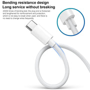 For Huawei MateBook Laptop Fast Charging Cable 65W Dual Type-C Interface Charging Data Cable Length:2m