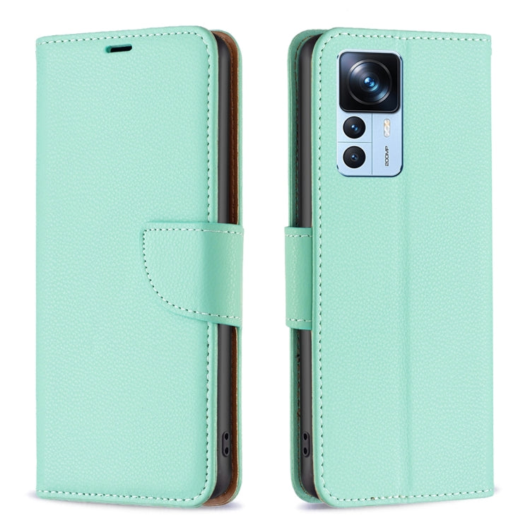 For Xiaomi 12T / 12T Pro / Redmi K50 Ultra Litchi Texture Pure Color Leather Phone Case(Green) - free shipping - PMC TechLife - Order now!
