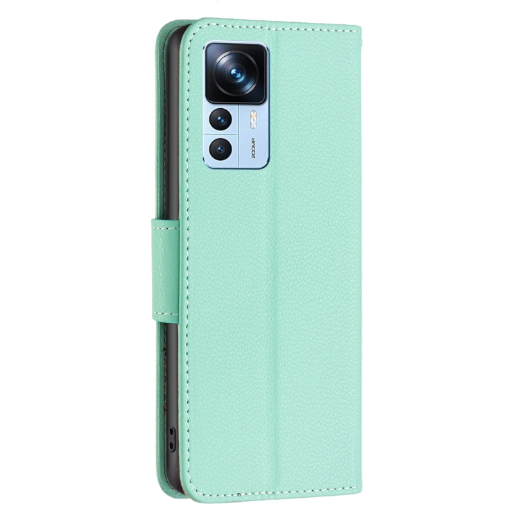 For Xiaomi 12T / 12T Pro / Redmi K50 Ultra Litchi Texture Pure Color Leather Phone Case(Green) - free shipping - PMC TechLife - Order now!